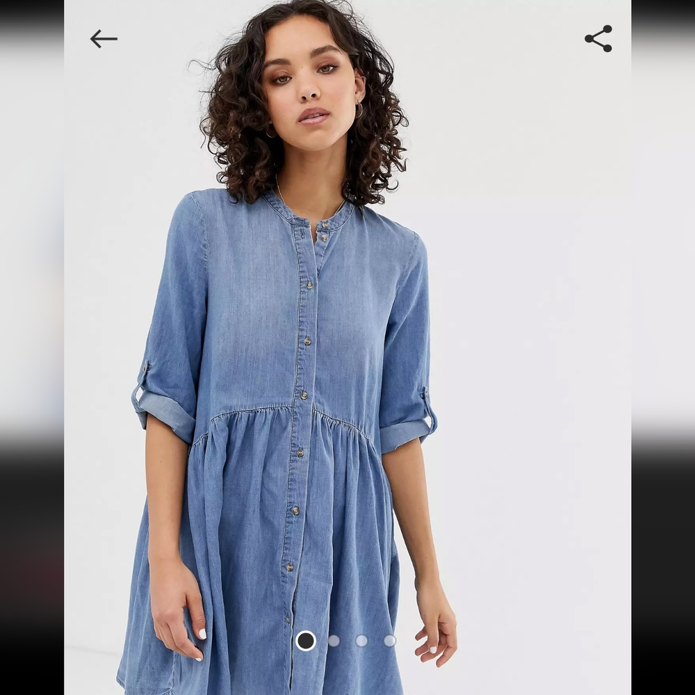 A smocked Shit dress by Only., sold on ASOS